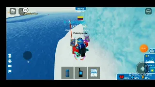 viajando del polo norte al Polo Sur en roblox!