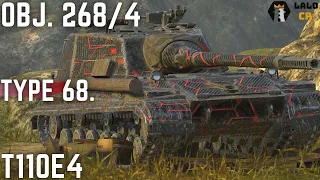 Object 268/4, Type 68 & T110E4 : World of Tanks Blitz🔥