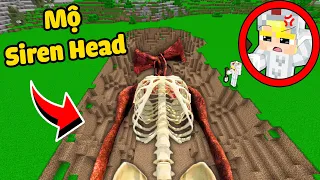 TÔ GÀ ĐÀO ĐƯỢC NGÔI MỘ SIREN HEAD SIÊU KHỔNG LỒ TRONG MINECRAFT* HÓA THẠCH QUỶ ĐẦU LOA