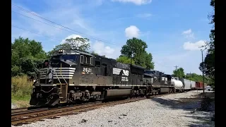 NS 191 leaving Columbia w/ SD70M 2621 leading & funky sounding K5LLA horn