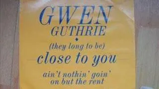 Gwen Guthrie close to you Extended mix