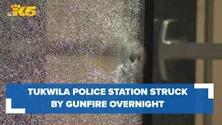 Tukwila police station struck by gunfire overnight