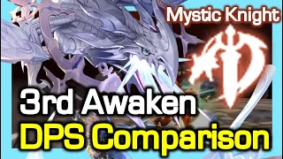 Mystic Knight 3rd Awaken DPS Comparison / Before vs After / Dragon Nest Korea (2022 December)