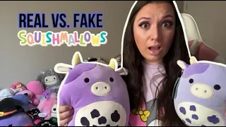 Comparing a FAKE vs Real Bubba Squishmallow!?