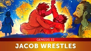 Sunday School Lesson - Jacob Wrestles with God - Genesis 32 - Bible Teaching Stories for VBS