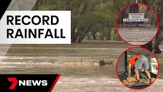 Towns evacuated as Victoria is drenched with record rain | 7 News Australia