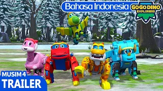 【GOGODINO EXPLORERS II】GOGODINO Sudah Siap!✊| Trailer | Cerita | Kartun Anak | Musim 4 | Indonesia