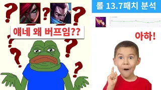 라이엇은 왜 이렇게 패치를 할까? 카타 야스오를 버프하는 이유 / 롤 13.7 패치 분석 버프 / 너프 / 조정