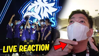 REACTION (LIVE DI MPL ARENA) FINAL MATCH EVOS VS BTR! KEREN PARAH BOSS!