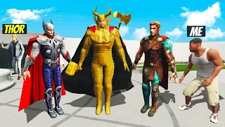 I Stole EVERY THOR'S SUIT From THOR in GTA 5!