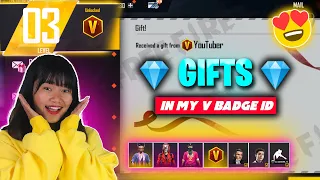 BIG YouTubers SENT me GIFT in my NOOB V Badge ID! 😲