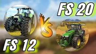 Fs12 vs Fs20 | fs 12 vs fs 20 | Full Gameplay | Timelapse | 4U Farming