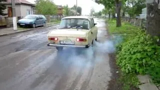 burnout attempt(moskvich 2140)