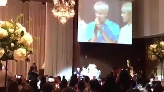 180720 BTS singing at manager Hobeom's wedding (DNA)