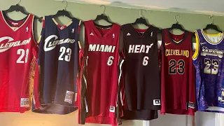 Lebron James Jersey Collection