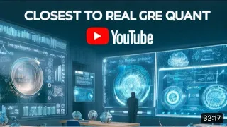 GRE 341 Basic Quant Section Mock 1 - This is the closest that you can get to real GRE!