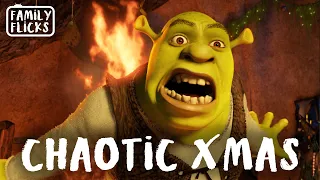 Christmas Being CHAOS | Shrek The Halls (2007) | Family Flicks