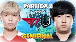 😱 ¿ESTÁN LOCOS? T1 SACA SU PICK SECRETO (YASUO) EN EL MUNDIAL..T1 VS DK SEMIS.. #Worlds2021