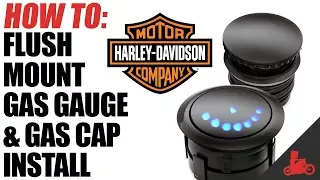 How To: Harley Flush Mount Gas Gauge & Cap Install