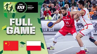 China v Poland | Men | Full Game | Crelan FIBA 3x3 World Cup 2022