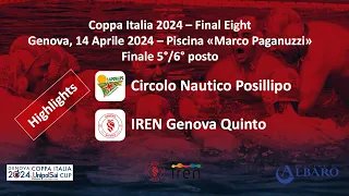 Highlights CN Posillipo - Iren Genova Quinto