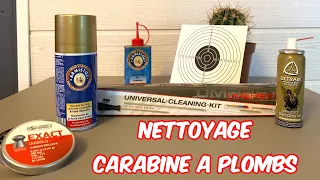 Entretien canon et nettoyage carabine à plombs , air comprimé   , voici ma méthode