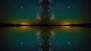Skylapse Milky Way mirrored time-lapse 4K