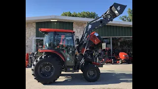 Kubota L6060 50th Anniversary Model Tractor With Cab and LA1055 Loader Walkaround