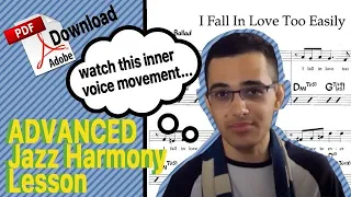 How To Create Inner Voice Movement - ADVANCED Jazz Harmony Lesson