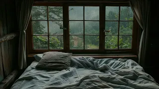Rain on Window | Let Rain and Thunder Lull You to Sleep | Experience Nature's Tranquility