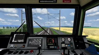 Train Simulator classic Rozjezd Esa 0-140 km/h na ARR ( Automatická regulace rychlosti)