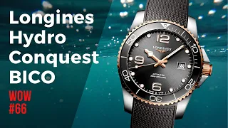 Two Tone Diver! New Longines Hydroconquest  // Watch of the Week. Review #66