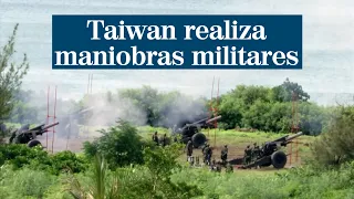 Taiwan realiza maniobras militares tras los ejercicios de China en la isla