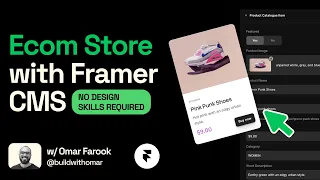 Build an E-com Store with Framer CMS
