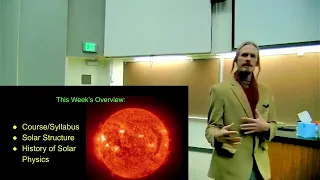 Solar Structure & Spectrum - Astrophysics (week 1, part 1) Dr. Michael Shilo DeLay