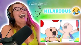 VOCAL COACH Reacts to 'Toad Sings Chandelier'