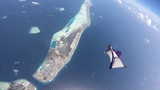 Pro Tanning Wingsuits Kooddoo Island, The Maldives - Tsunami Skydivers Exotic Boogies February 2020