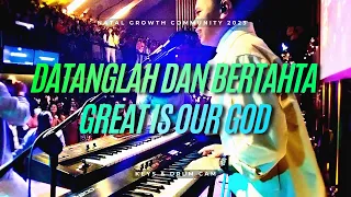 Datanglah dan Bertahta/Great is Our God -  NDC Worship (Live Arrangement) | Live at @gbicokropakam