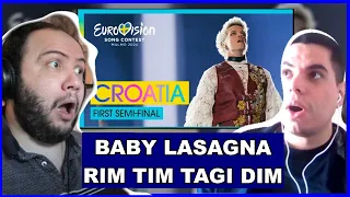 Baby Lasagna - Rim Tim Tagi Dim | Croatia 🇭🇷 | First Semi-Final | Eurovision 2024 | T PAUL REACTS