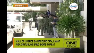 One Western Visayas: Hall of Justice sa Bacolod City, Liwat nga Gintublag sang Bomb Threat