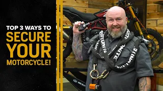 Best Ways To Secure Your Motorcycle (From Theft) | On The Lift