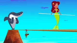 ZIG e SHARKO 🌴 NÃO TEM MEDO DE ALTURA 🧜‍♀️😵 Zig e Sharko Brasil | Desenho Animado em português