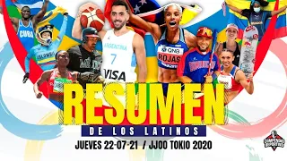 #JJOO Resumen 22-07-21 | Lo más destacado de los latinos en los Juegos Olímpicos Tokio 2020