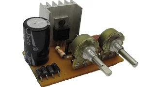 Power supply with adjustable voltage and current