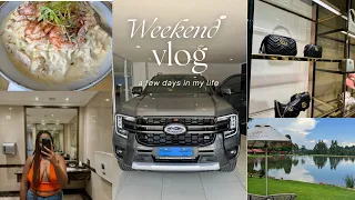 Weekend Vlog🩷🤍🩷| COLLECTING NEW CAR | JOBURG | SHOPPING| SOUTH AFRICAN YOUTUBER🩷🤍🩷🤍🩷🤍🩷