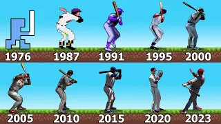 BASEBALL VIDEO GAMES EVOLUTION [1976 - 2023]