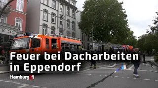 Handwerker bemerken Feuer bei Dacharbeiten erst spät