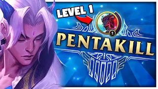 What happens when a YONE gets a LEVEL 1 PENTAKILL... 😨😨