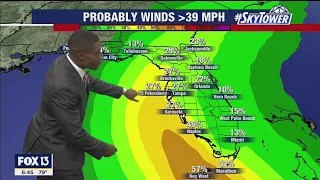 Tropical Storm Elsa: Sunday morning forecast