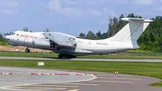 Облёт Ил-76ТД Rubystar, Аэропорт Минск | Rubystar Il-76TD Test Flight, Minsk Airport | EW-412TH